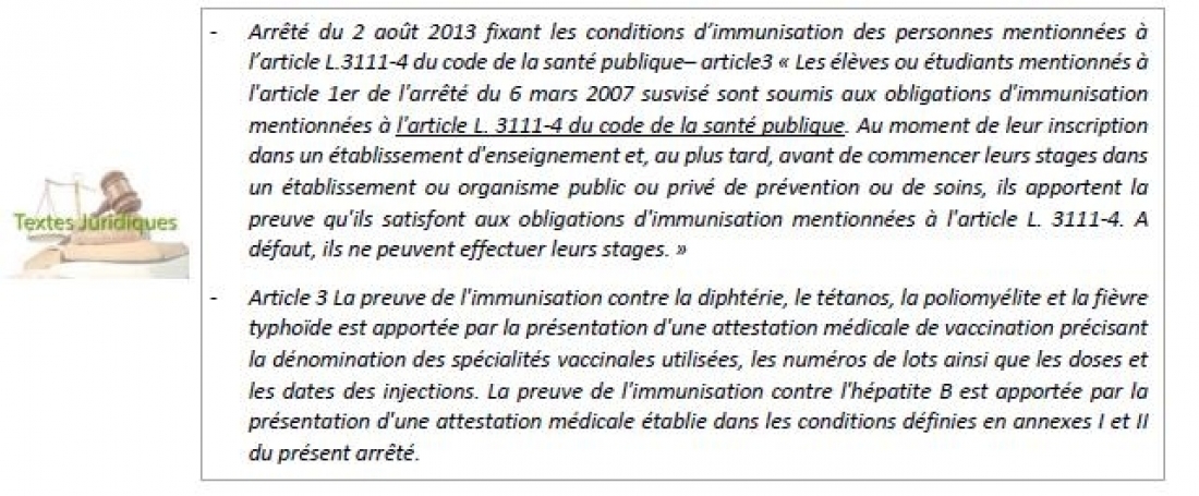 Conditions d'admission définitive 2